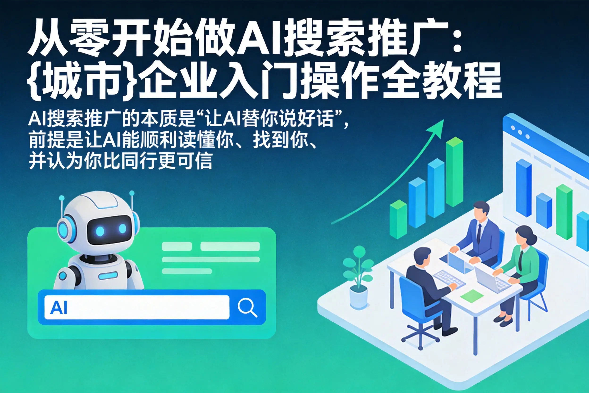 从零开始做AI搜索推广:阜平企业入门操作全教程